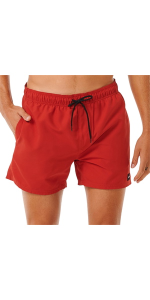 2026 Rip Curl Hombres Bañador Tipo Boardshort Offset Volley CBOLQ4 - Red